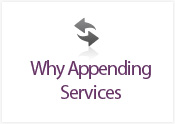 Why Appending Services