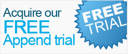 Acquire our Free Append trial